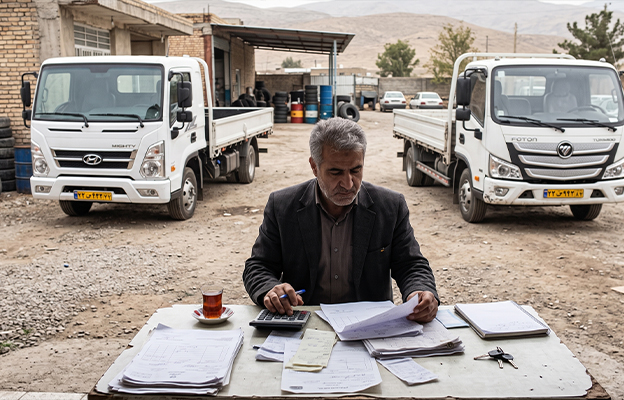 مقایسه هزینه کامیونت هیوندای فوتون