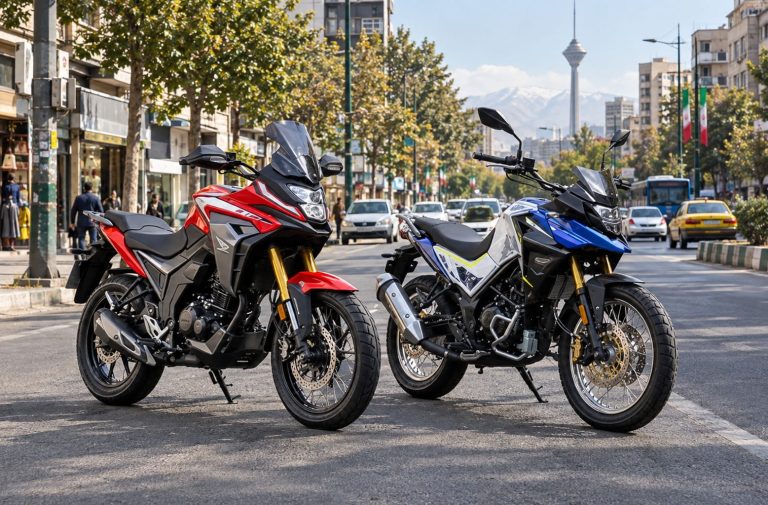 مقایسه گلکسی NH180 و هوندا CB200X