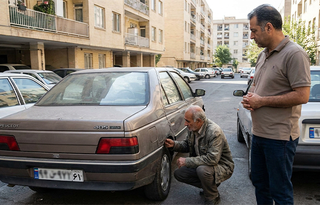 بررسی بدنه برای تخمین ارزش خودرو