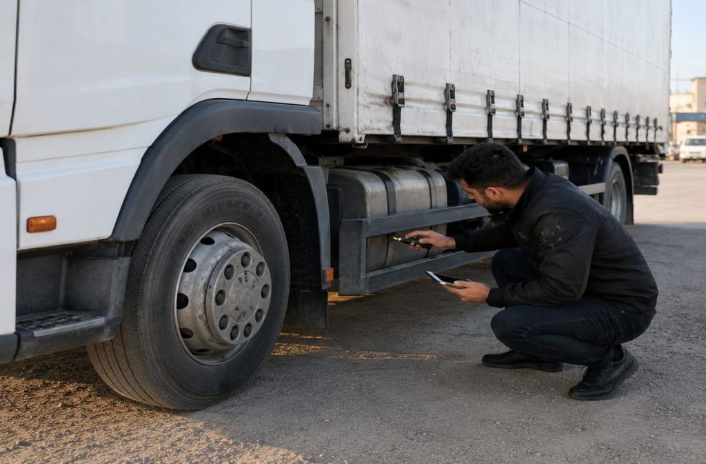 شناسایی قطعات تعویضی کامیون